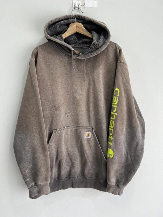 carhartt vintage hoodie ビンテージ　フード ヴィンテージ カーハート サンフェード フーディー セーター スペル