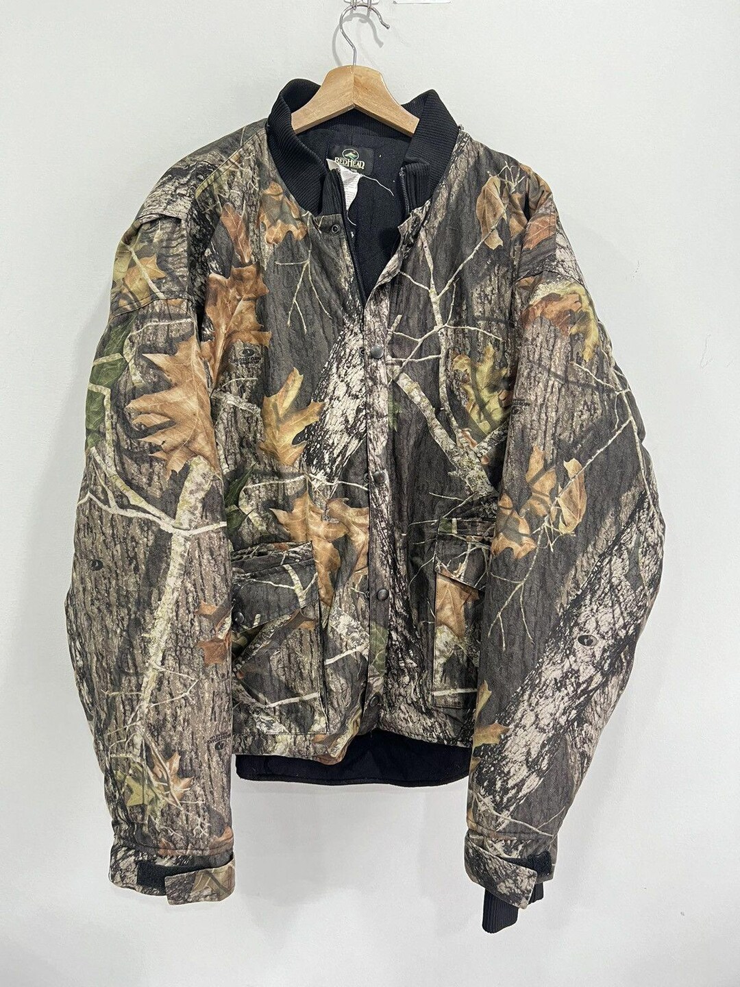 Vintage Camo Real Tree Jacket Brown Zip up Hooded 3xl - Etsy