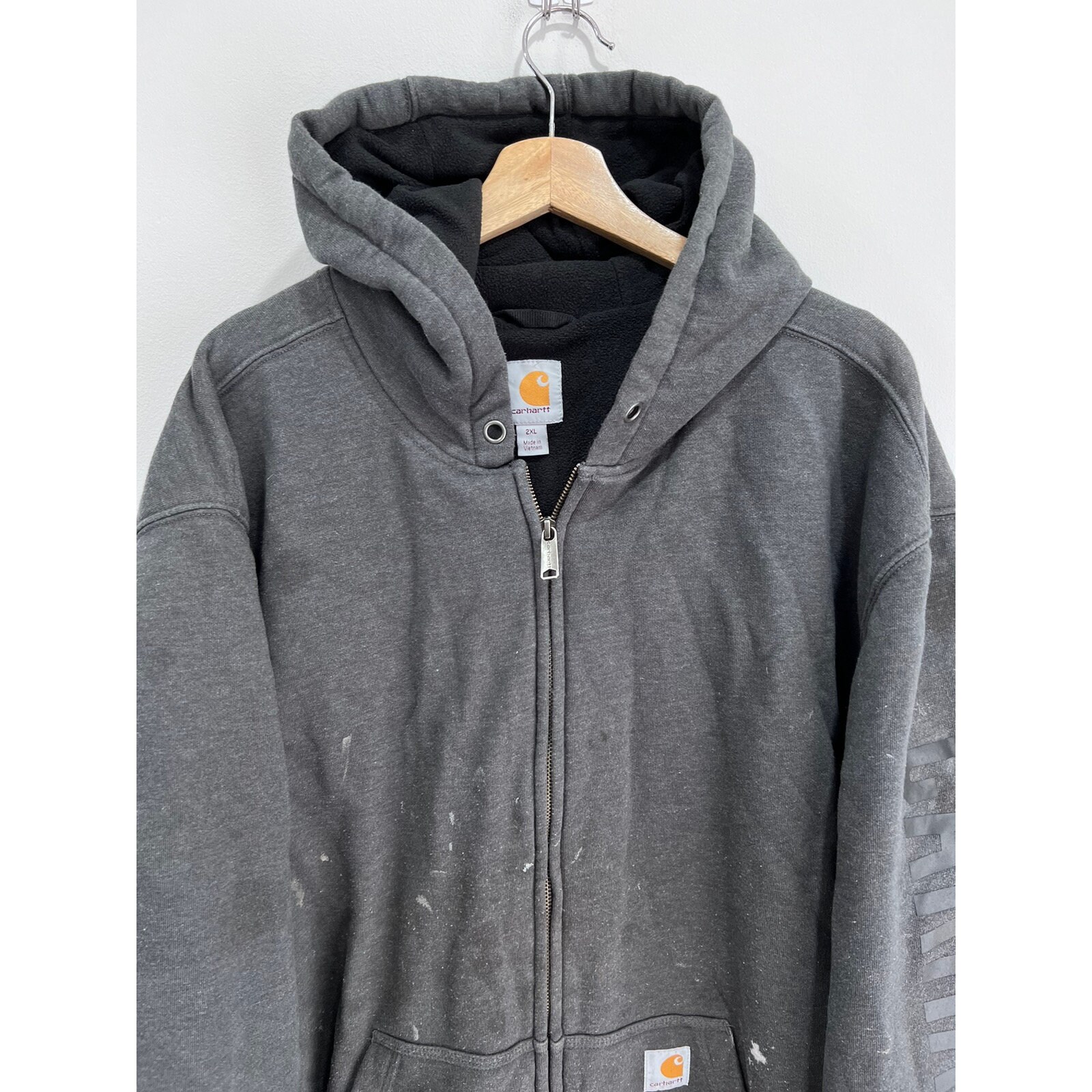 Vintage Carhartt Sherpa Fleece Hoodie Sweater - Etsy