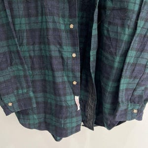 Vintage Pendleton Kariertes Hemd grün Bild 4