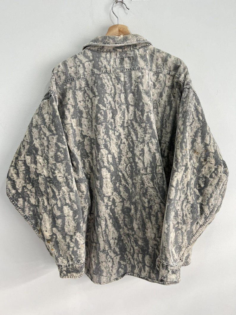 Vintage Camo Real Tree Button Up Shirt mossy oaks 3XL image 2