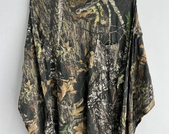 Vintage Real Tree Camo Longsleeve Shirt mossy oaks XXL