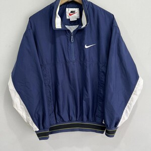 Vintate 90s Nike Pullover jacket swoosh check image 1