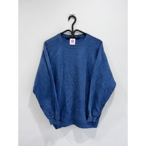 Vintage 90s Womens Blank Sweater Sweatshirt XL