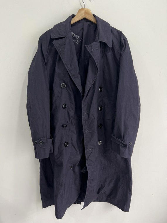 1950s Vintage Cotton Poplin Rain Coat ヴィンテージ 50s USN 1950s Vintage Cotton Poplin Rain Coat ヴィンテージ 50s USN