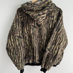 Vintage Camo Mossy Mossy Oaks Fleece Zip Up Hoodie sweater image 2