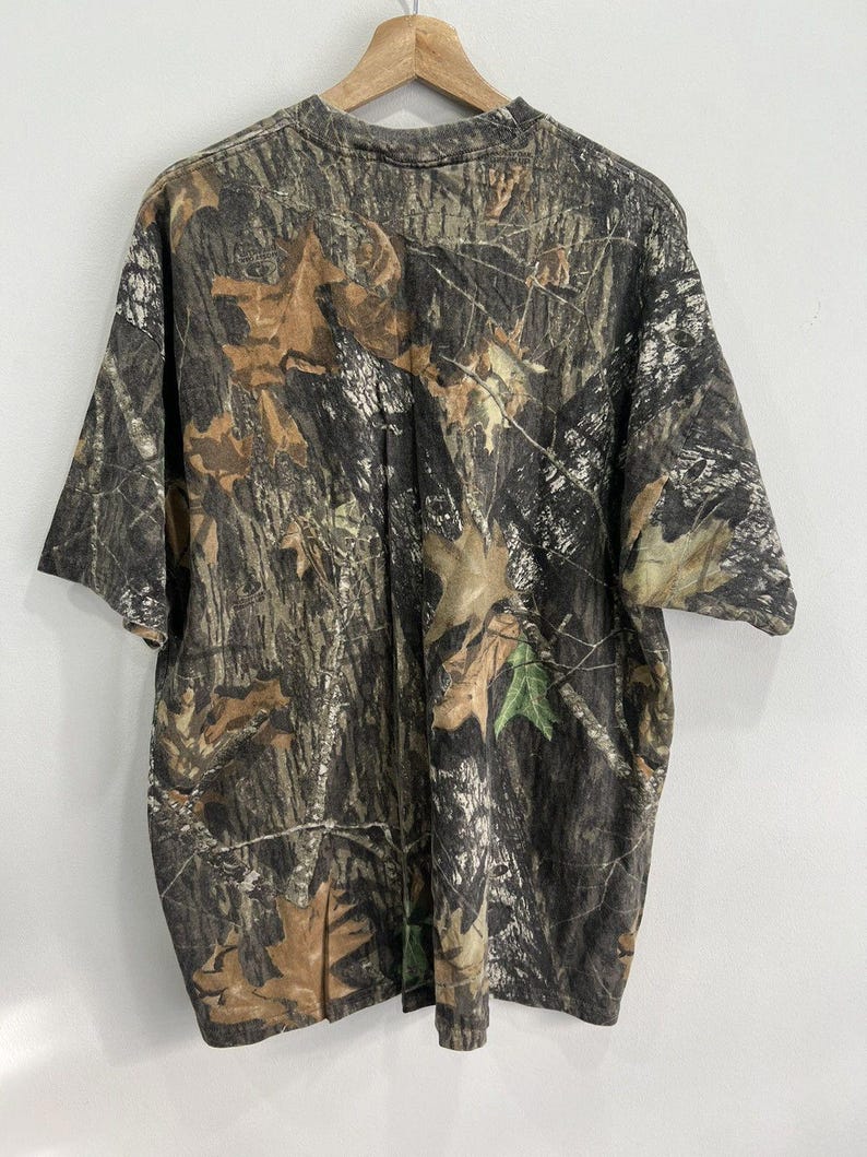 Vintage Camo Real Tree tee shirt mossy oak image 2