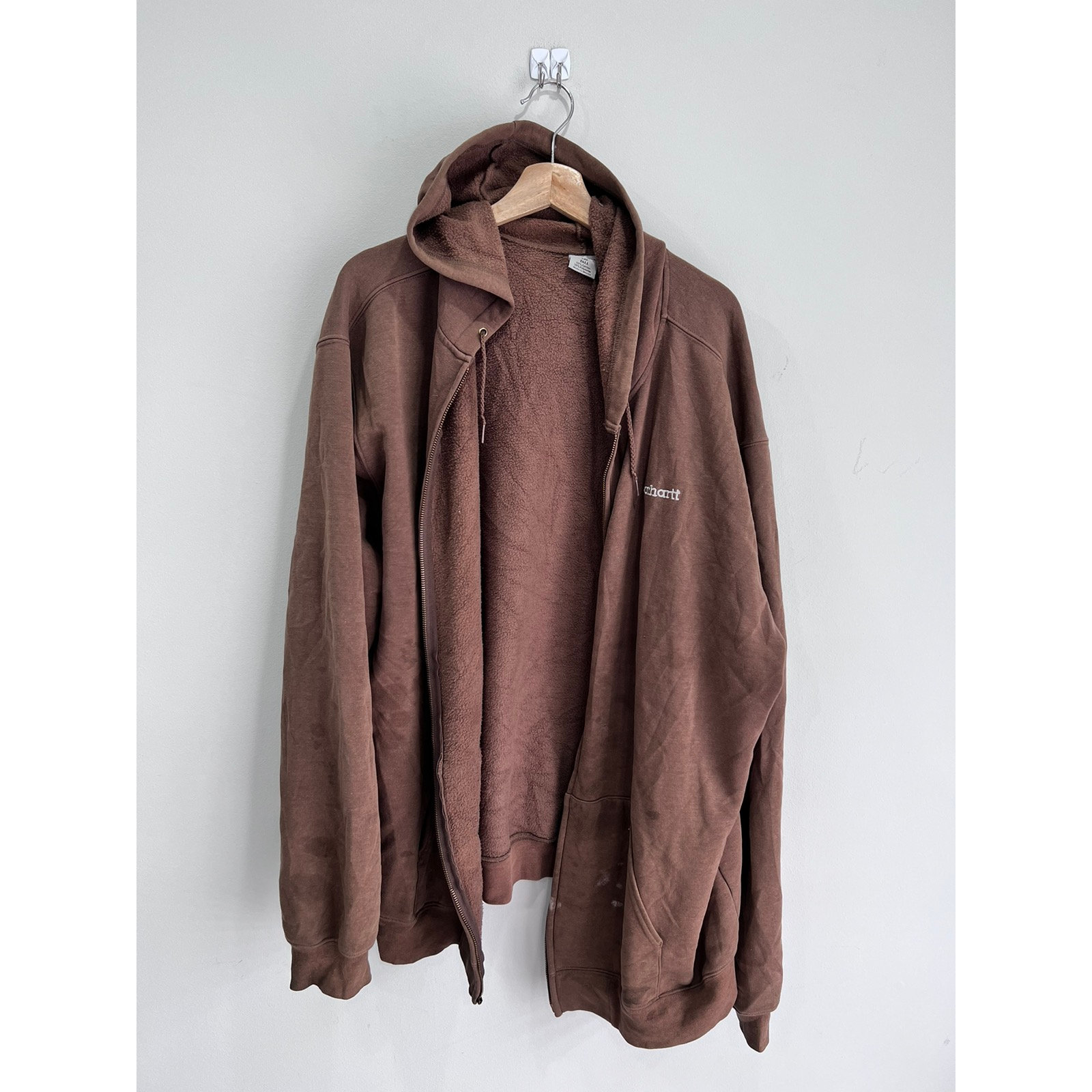 Vintage Carhartt Hoodie Sweater Sun Faded Brown Zip Up - Etsy Canada