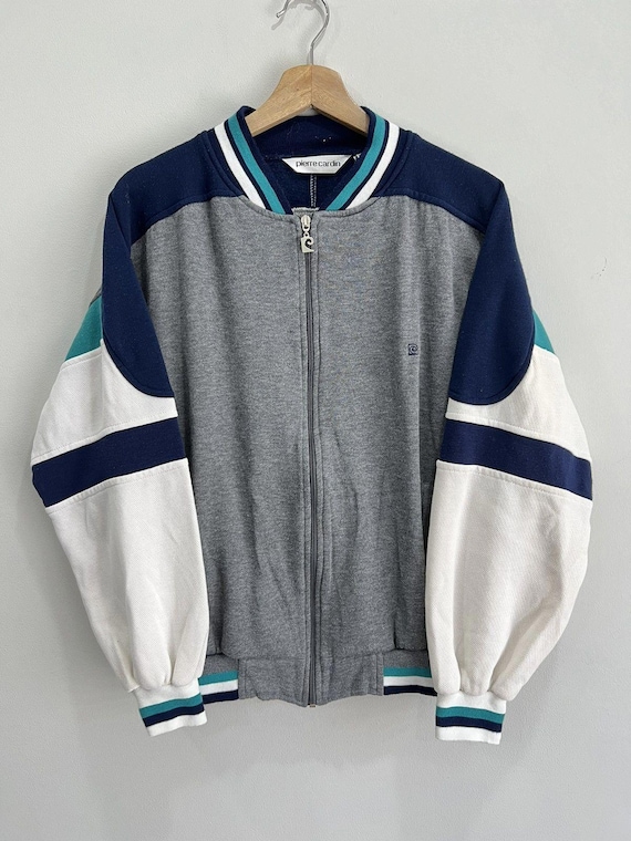 Vintage Pierre Cardin Track Top Zip up Sweater - Etsy