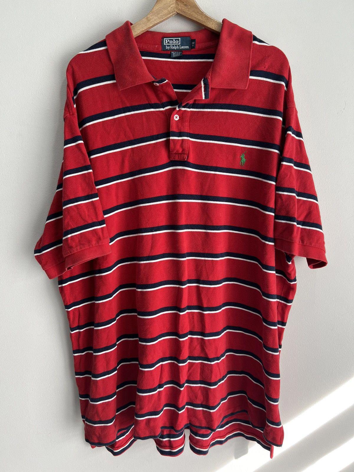 Vintage 90s Ralph Lauren Polo Shirt Striped Pony 3xl - Etsy Israel