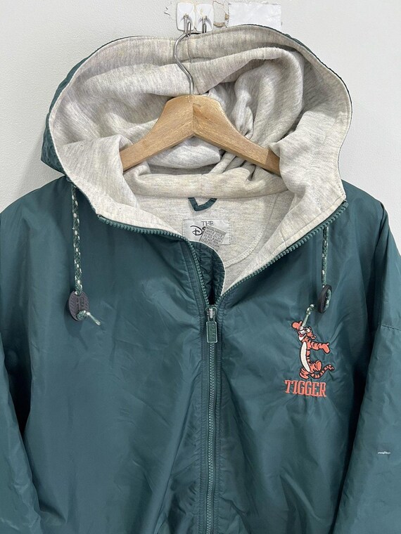 Vintage Disney Tigger Winnie The Pooh Hooded Jack… - image 4