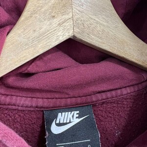 Vintage Y2K Nike Hoodie Sweater swoosh check image 4