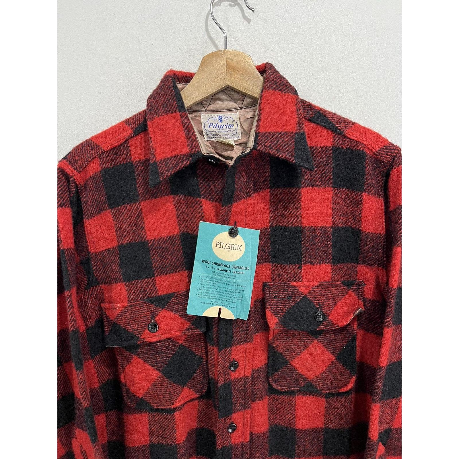 Vtg 1950s 60s Pilgrim Button up Shirt Buffalo Plaid With Tag - Etsy