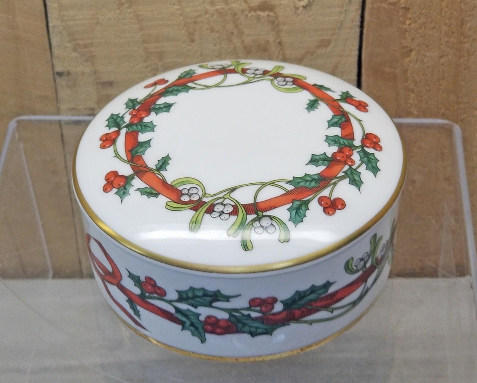 Holly Ribbons by Royal Worcester - Etsy