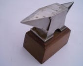 Antic Small Anvil, Model Jewellery Making or Clipboard