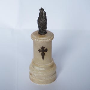 Kleine Statue der Jungfrau Maria mit Kind, 1930er Jahre