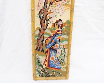 Toile, La Geisha japonaise, années 1960