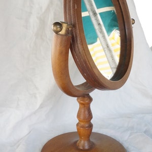 1950s makeup mirror, tilting mirror