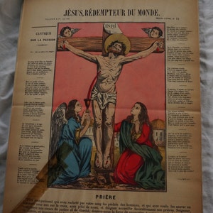 Livre à couverture rigide de 47 images religieuses : « L'imagerie Pellerin à Epinal N 1 »