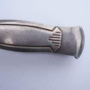 French Vintage Silver Plate Sugar Tongs , art deco