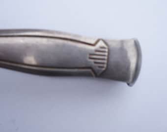 French Vintage Silver Plate Sugar Tongs , art deco