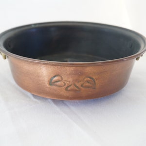 Vintage Copper Cake  Mold,  Copper Lined, Copper cake pan