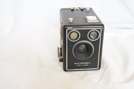 Kodak Six-20 Brownie Model C Vintage Camera Circa 1940s - - Etsy