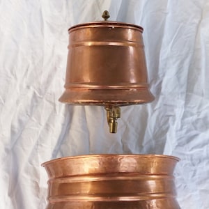 Antique Hammered Copper Fountain, 1800s