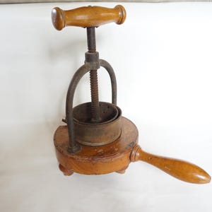 Antique French Juice Press, 1900s