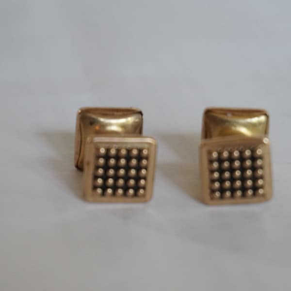 Cuff links gold plate, 1930s