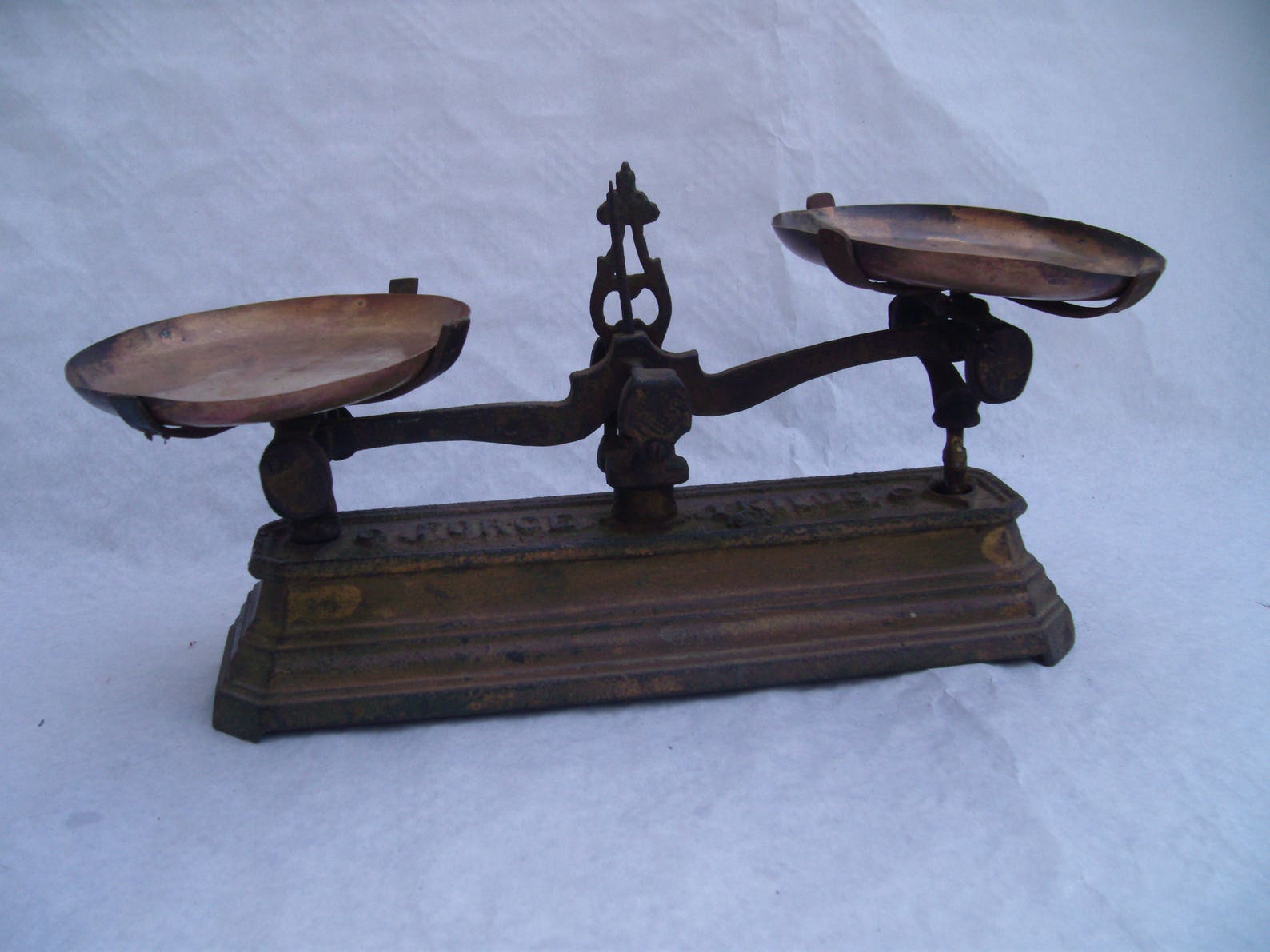 Antique Small French Balance . Roberval Balance. Shop Scales Etsy