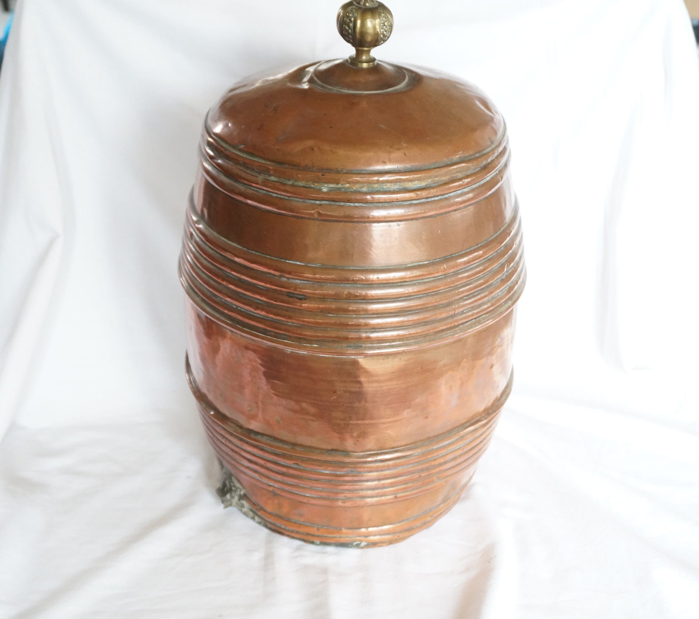 アンティーク銅製ワイン樽、原始的な装飾、1900 年代 - Etsy 日本