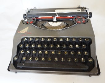 アンティーク 1945 エルメス ベビー タイプライター、グレー、メタル