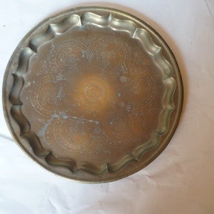 Brass Tray, Brass Serving Tray, Cocktail Tray,