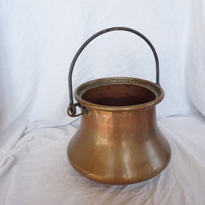 Copper Cauldron, Made in France,  Vintage  Apple Butter Pot