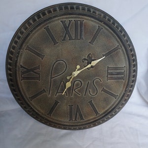 Vintage metal wall clock