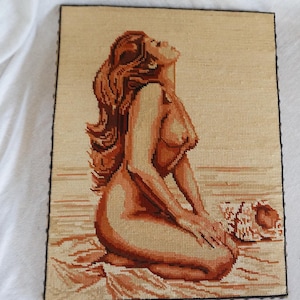 Tapestry of a naked woman after Charlie, 1970s