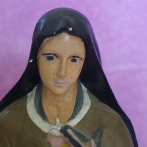 St. Therese of Lisieux,  statue, Vintage Large Religious statue,  15-3/4&quot; high, 1930s