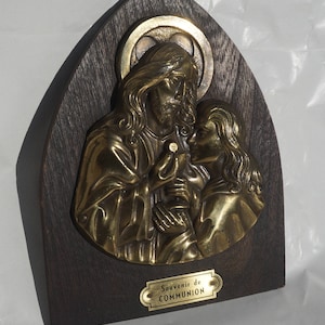 Vintage  Souvenir de 1re Communion.  Antique  French souvenir First Communion  In Antique memory  First Holy Communion