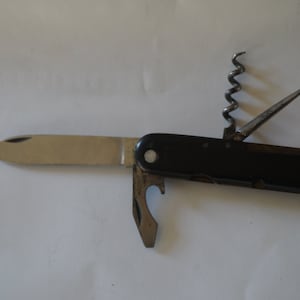 Vintage Pocket knife. French knife. Folding knife . Multifunctional knife. Stainless steel knife. Pocket knife. Penknife. Corkscrew