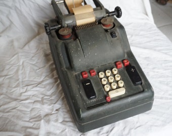 Antique industrial  calculating machine, 1940s