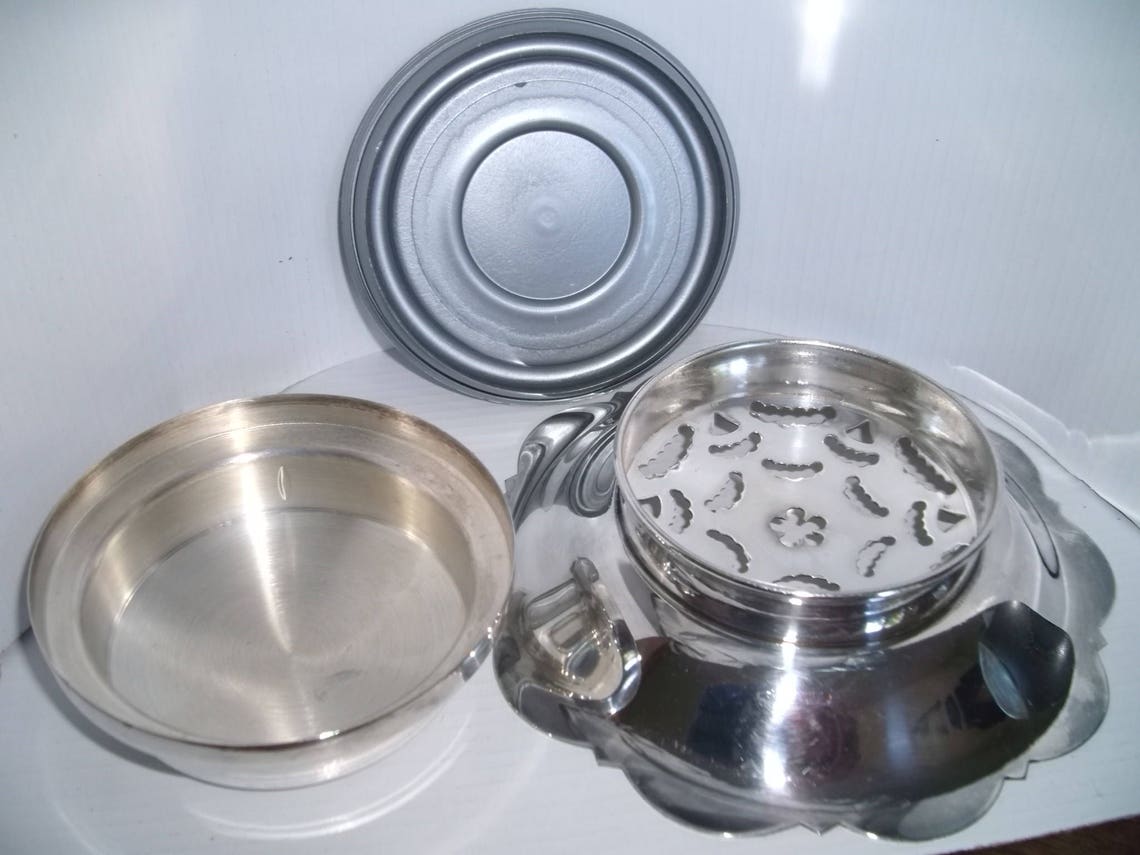 Silverplated butter curler Coquillor. Dish from France.Butter Etsy