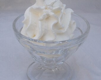 Set of 3 Vintage glass coupes ,  Glass ice cream bowls
