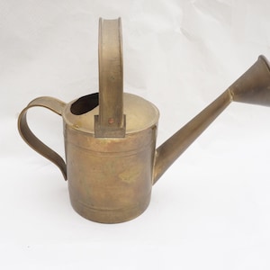 Brass or yellow copper watering can, 1960s
