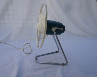 Ventilador eléctrico vintage de la marca francesa Calor, década de 1950