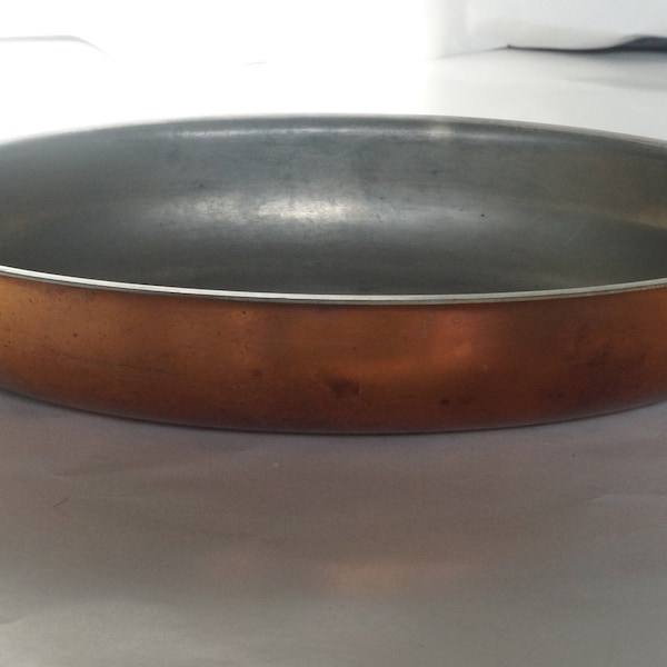 Copper Dish signed "Catherine"