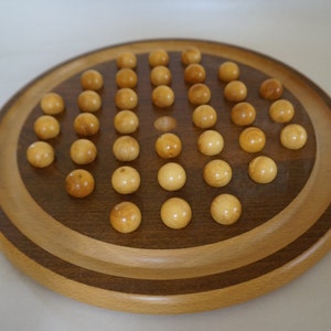 Wooden solitaire games 1980s