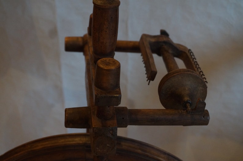 19th An Antique French Spinning Wheel
