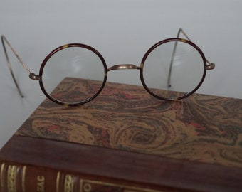 Lunettes de vue anciennes, France, verres ronds, années 1900