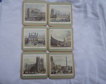 Six Traditional Coasters Vintage by Pimpernel